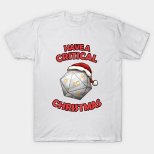 Have a Critical Christmas D20 T-Shirt